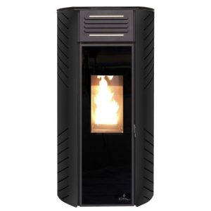 Estufa de pellets CTL Zara 10 kW Negra